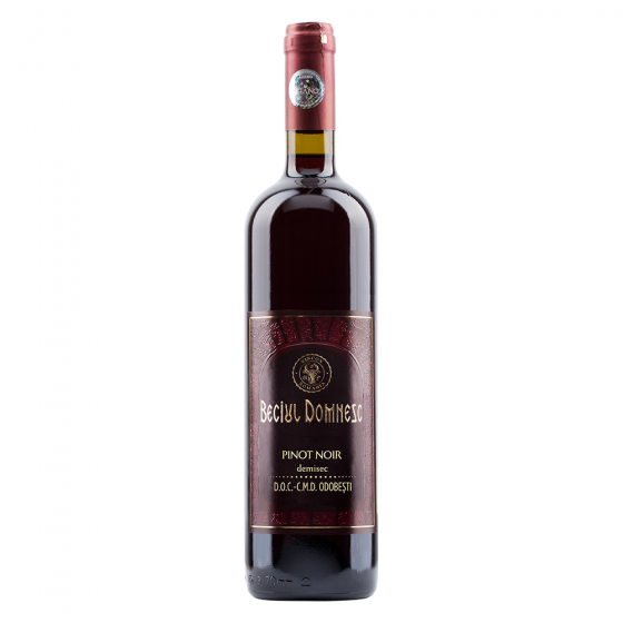 Beciul Domnesc Pinot Noir - demisec (750 ml)