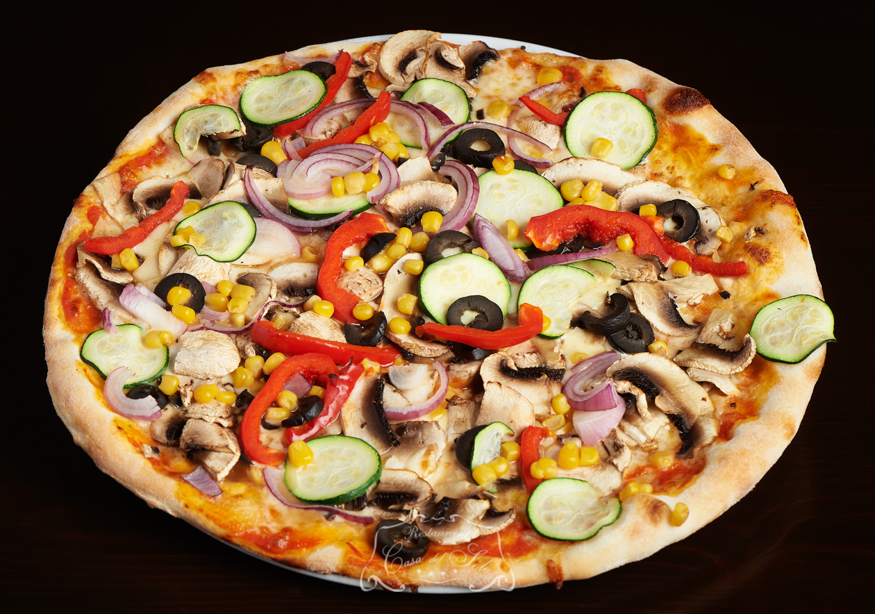 Pizza vegetariana - 520 gr