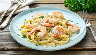 Tagliatelle cu creveti